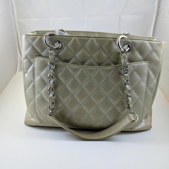 SOLD! Authentic Chanel Metallic GST - Picture 2 of 8