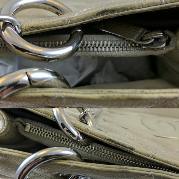 SOLD! Authentic Chanel Metallic GST - Picture 5 of 8