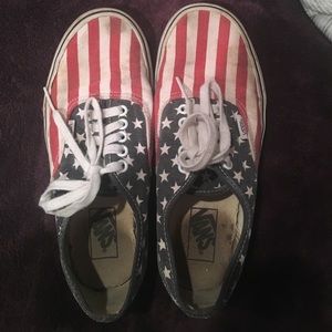 American Flag Vans