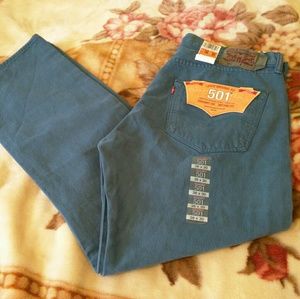 NWT LEVI'S 501 36x30 MEN'S BUTTON FLY JEANS