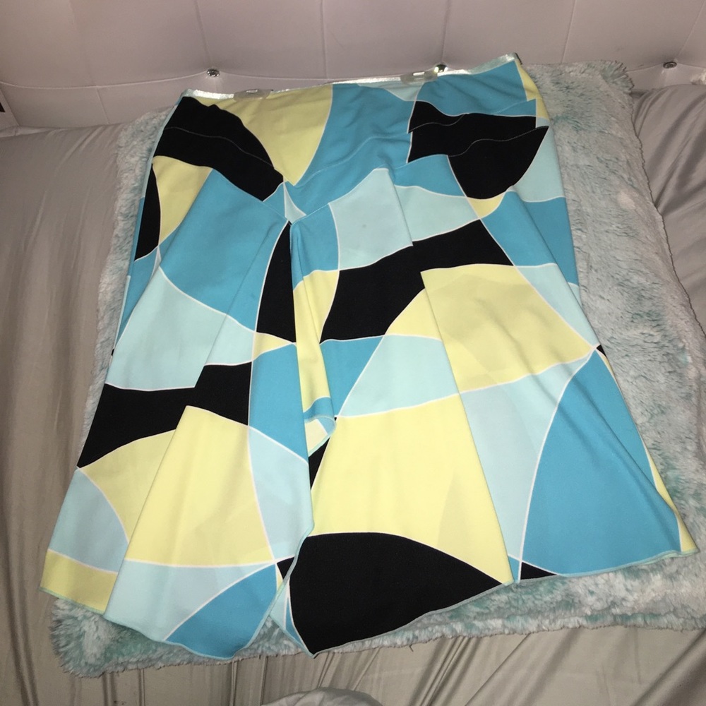 Express Mod/geometric print - very mod - skirt