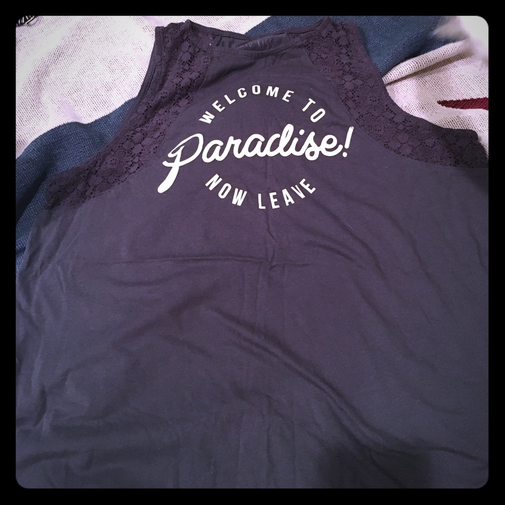 Cute Tank Top with Lace