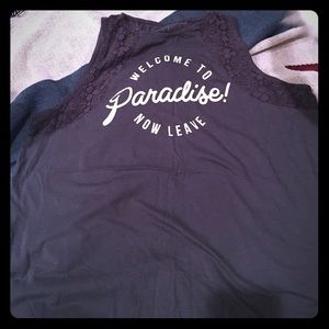 Cute Tank Top with Lace