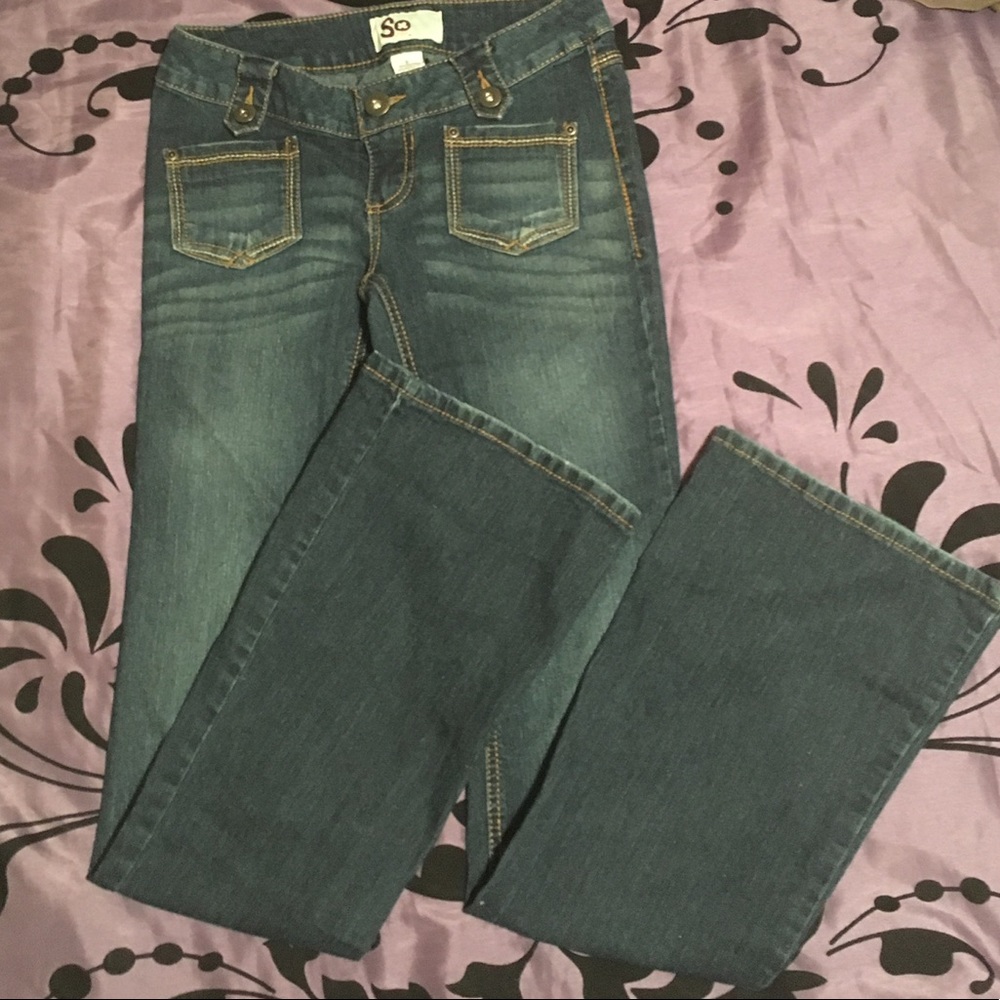 Dark Denim Bootcut Jeans