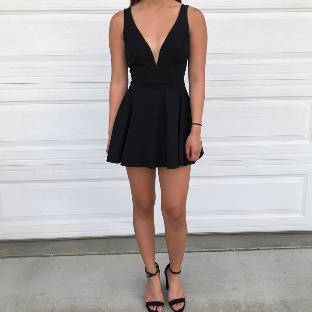 Black Night Out Skater Dress