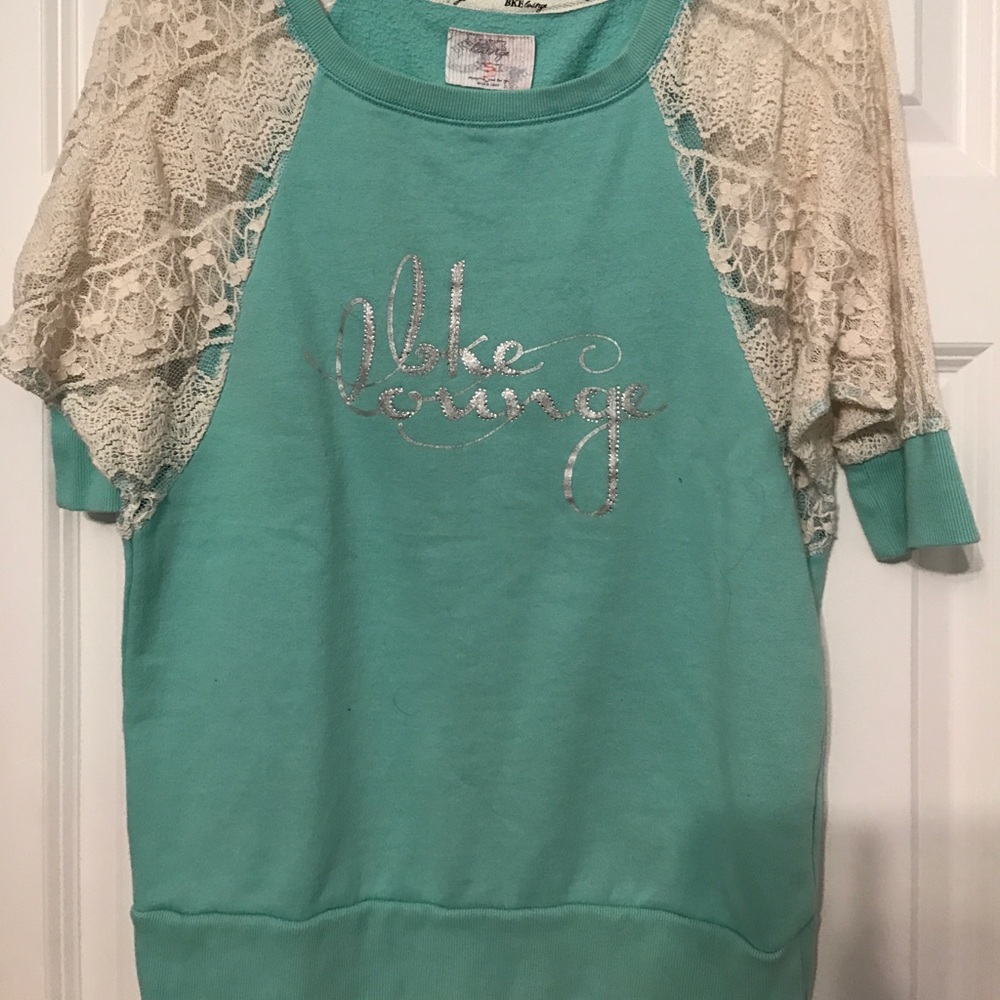 Turquoise sweatshirt