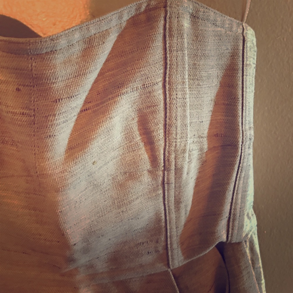 H&M strapless mini dress.