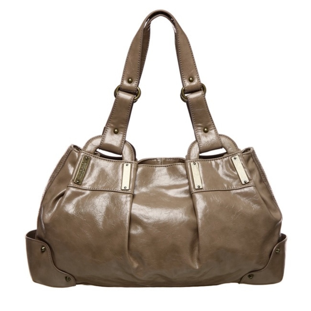 Jessica Simpson Boulevard Glossed tote