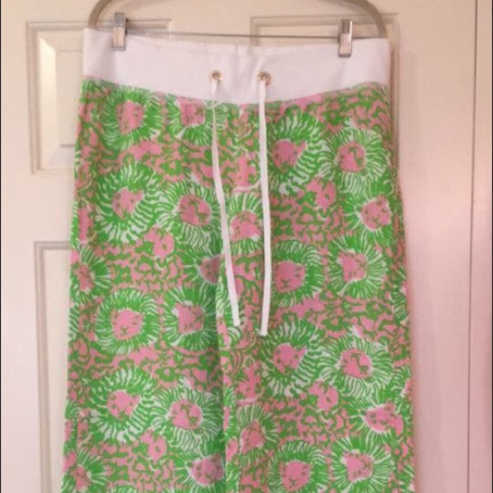 Lilly Pulitzer linen beach pants