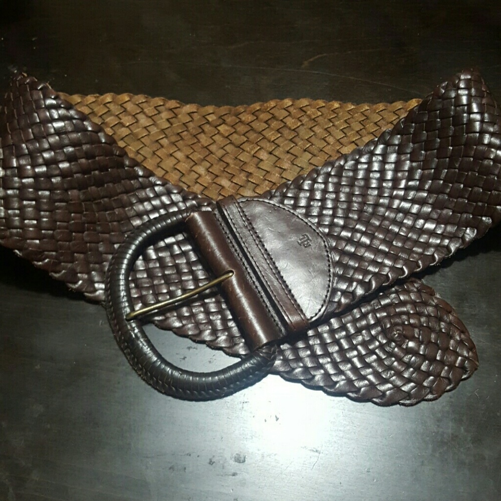 Ralph Lauren wide brown belt