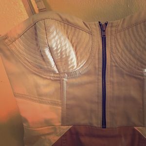 H&M mini color block bodycon dress. New with tags.