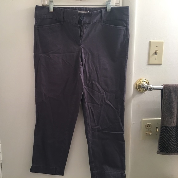 Loft Grey Capri Pants - Picture 1 of 3
