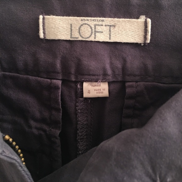 Loft Grey Capri Pants - Picture 2 of 3