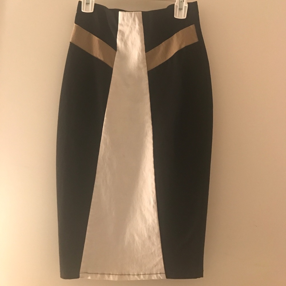 Custom made pencil skirt.
