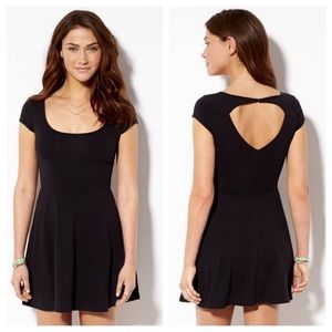 American Eagle black skater dress