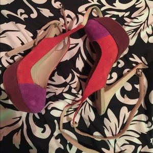 Pink & purple heels