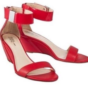 ❤️ Prabal Gurung Wedge Platform Ankle Strap Heel
