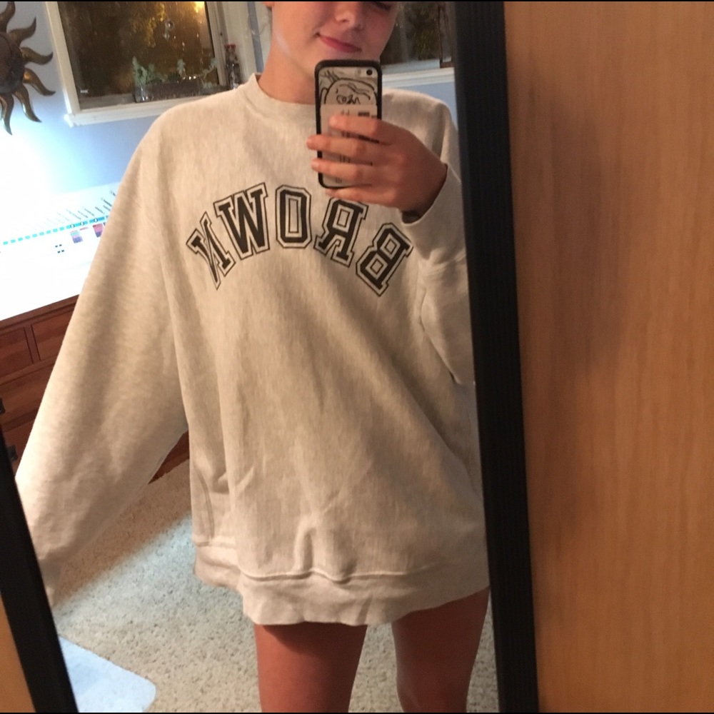Brown University Champion Crewneck Oversize Cozy