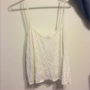 White flowy tank