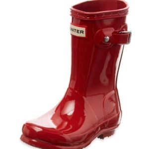 Hunter Red Buckle Boots (Unisex)