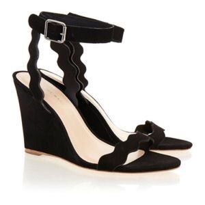 Loeffler Randall PIPER HIGH WEDGE SANDAL Size 6