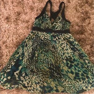 Marciano Guess SILK leopard Cocktail Dress.