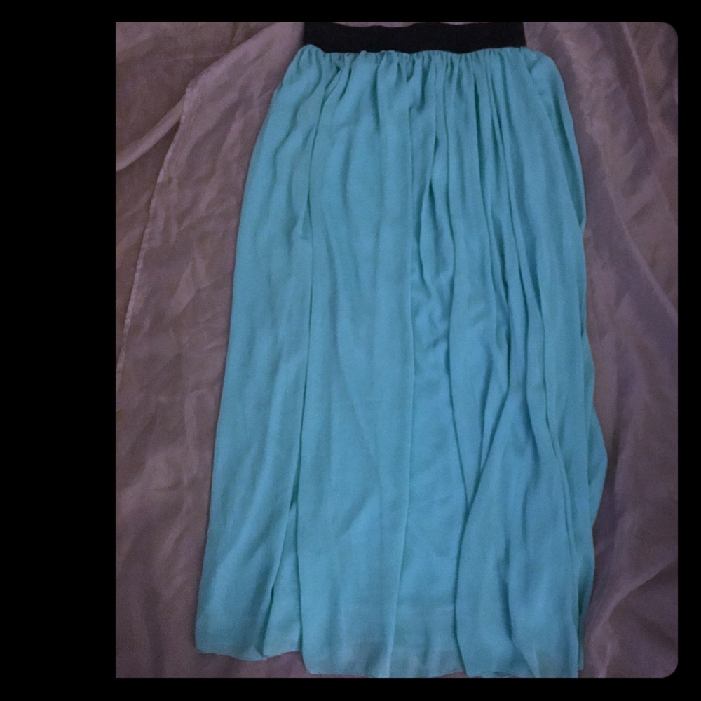 Rue 21 Teal Maxi Skirt