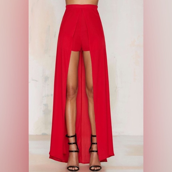 Layered Shorts High Waist Skirt - Picture 5 of 8