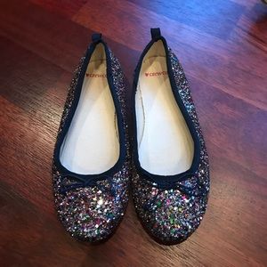 Sparkly flats