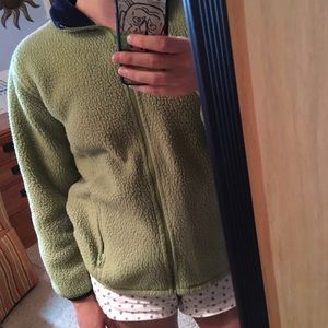 Green LL Bean Fleece