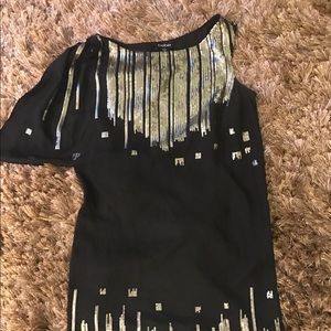 Bebe One Sleeve shoulder Cocktail Dress