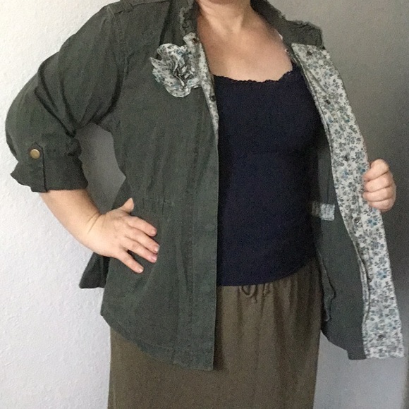 Army Green Anorak/Parka jacket - Picture 5 of 5