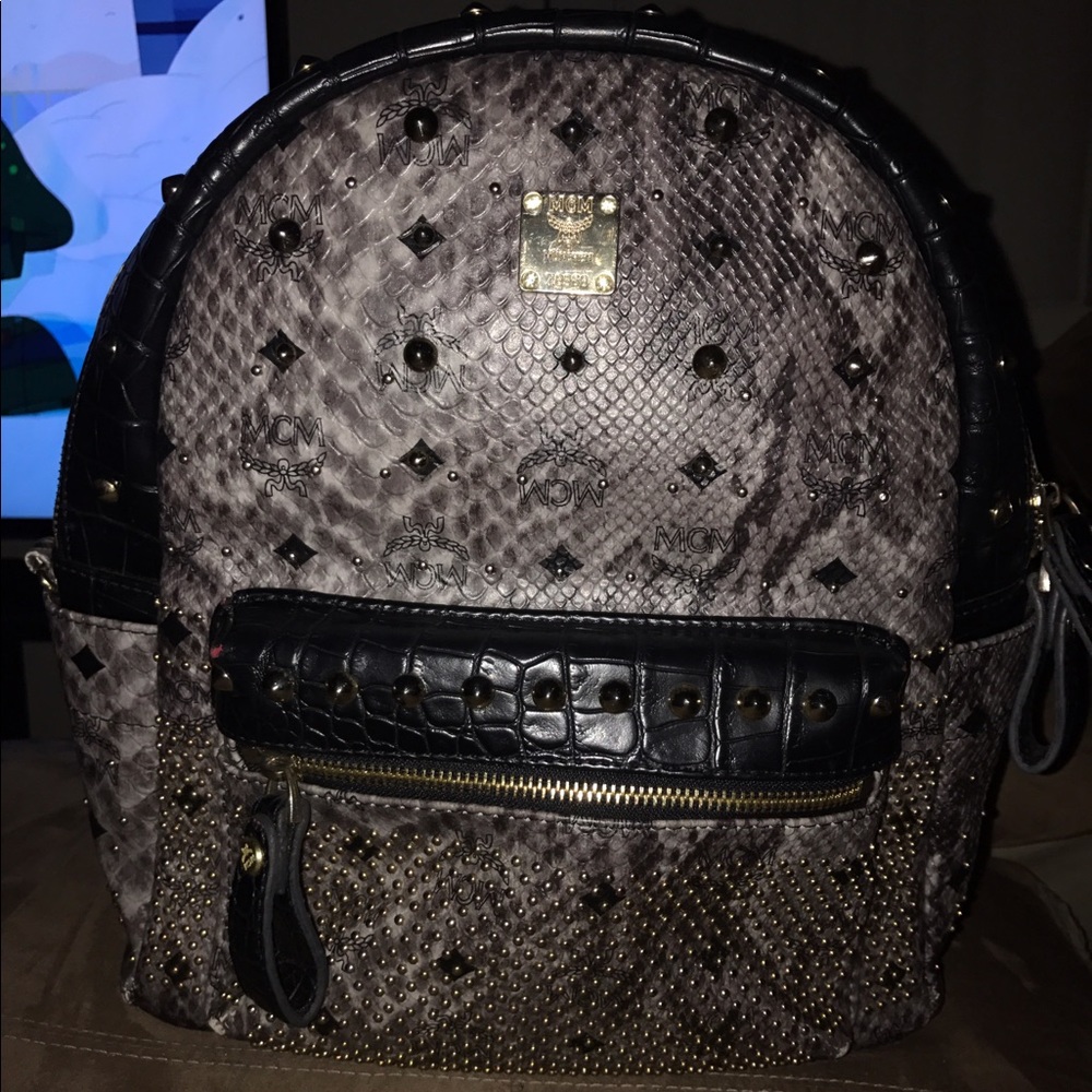 MCM Authentic Python Skin Backpack - Picture 2 of 7
