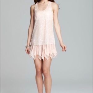 Free people slip and sequin top