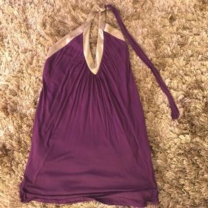 Purple and Gold cocktail dress