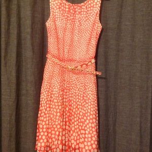 Peach Polka Dot Dress--Trina Turk