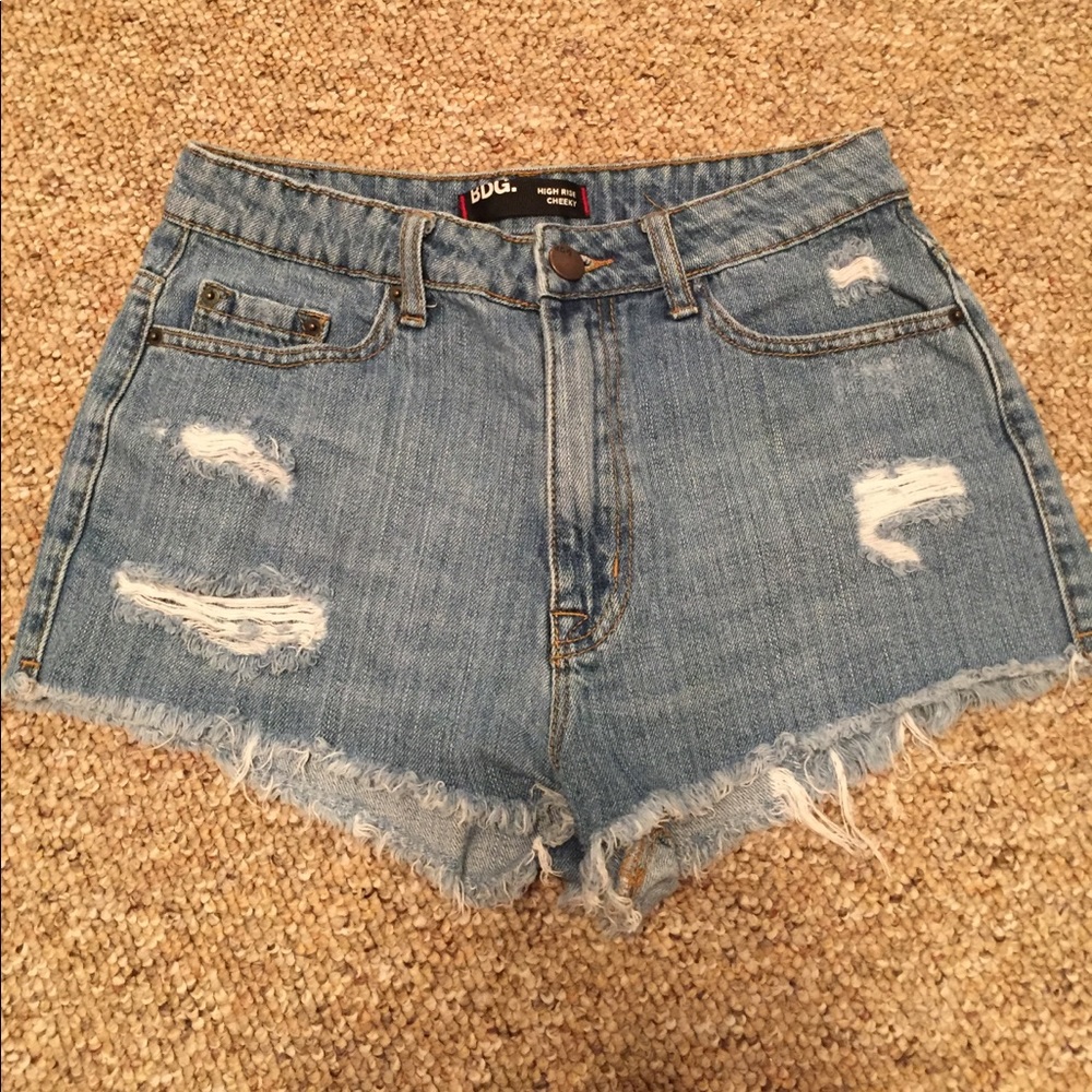 Urban Outfitters High rise cheeky shorts