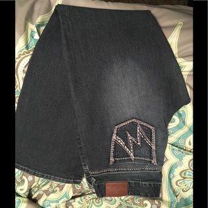 Straight leg Blue Jeans