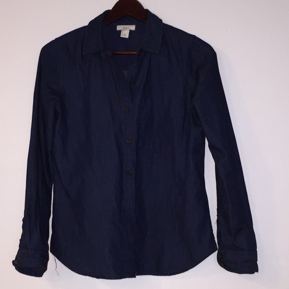 Denim Button Down Shirt - Picture 3 of 6