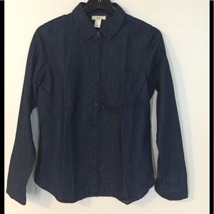 Denim Button Down Shirt