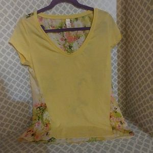 Happy Yellow Floral Top