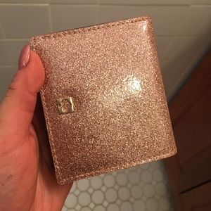 Authentic KATE SPADE small rose gold wallet