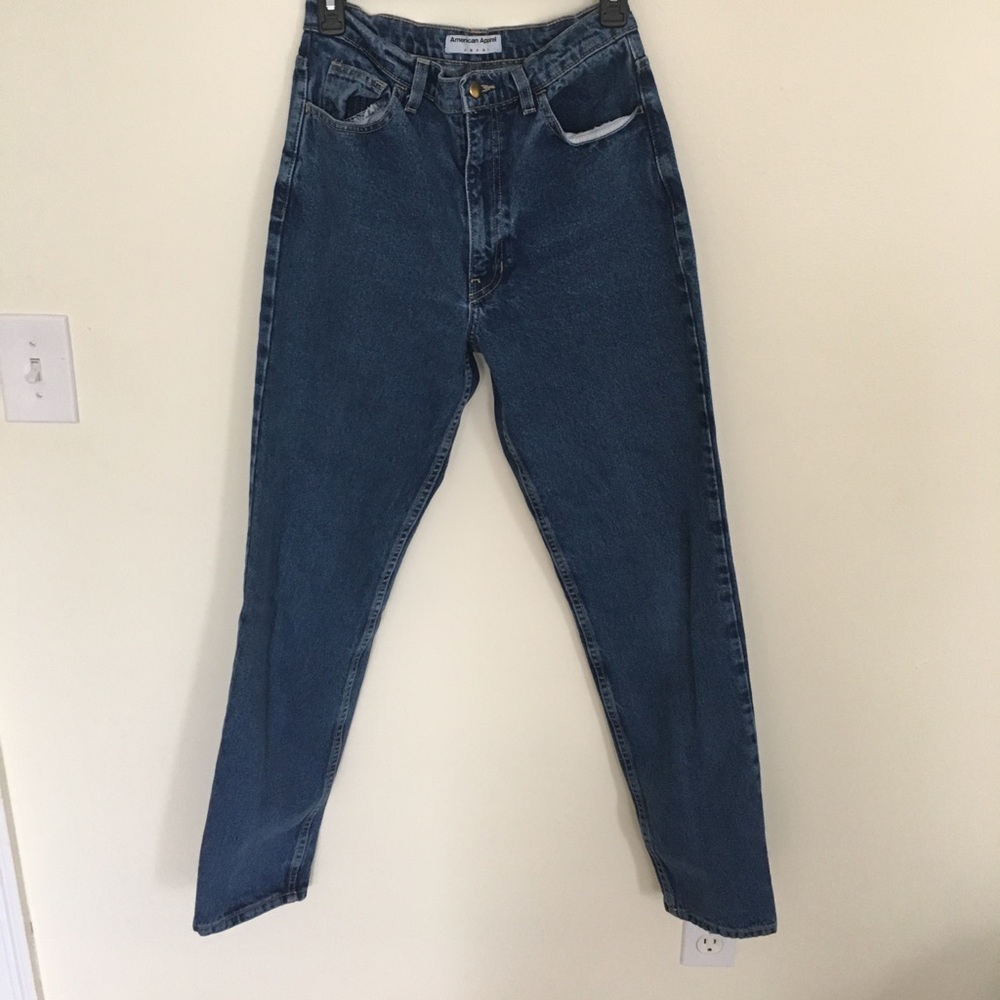 Dark Wash High Waisted Jeans
