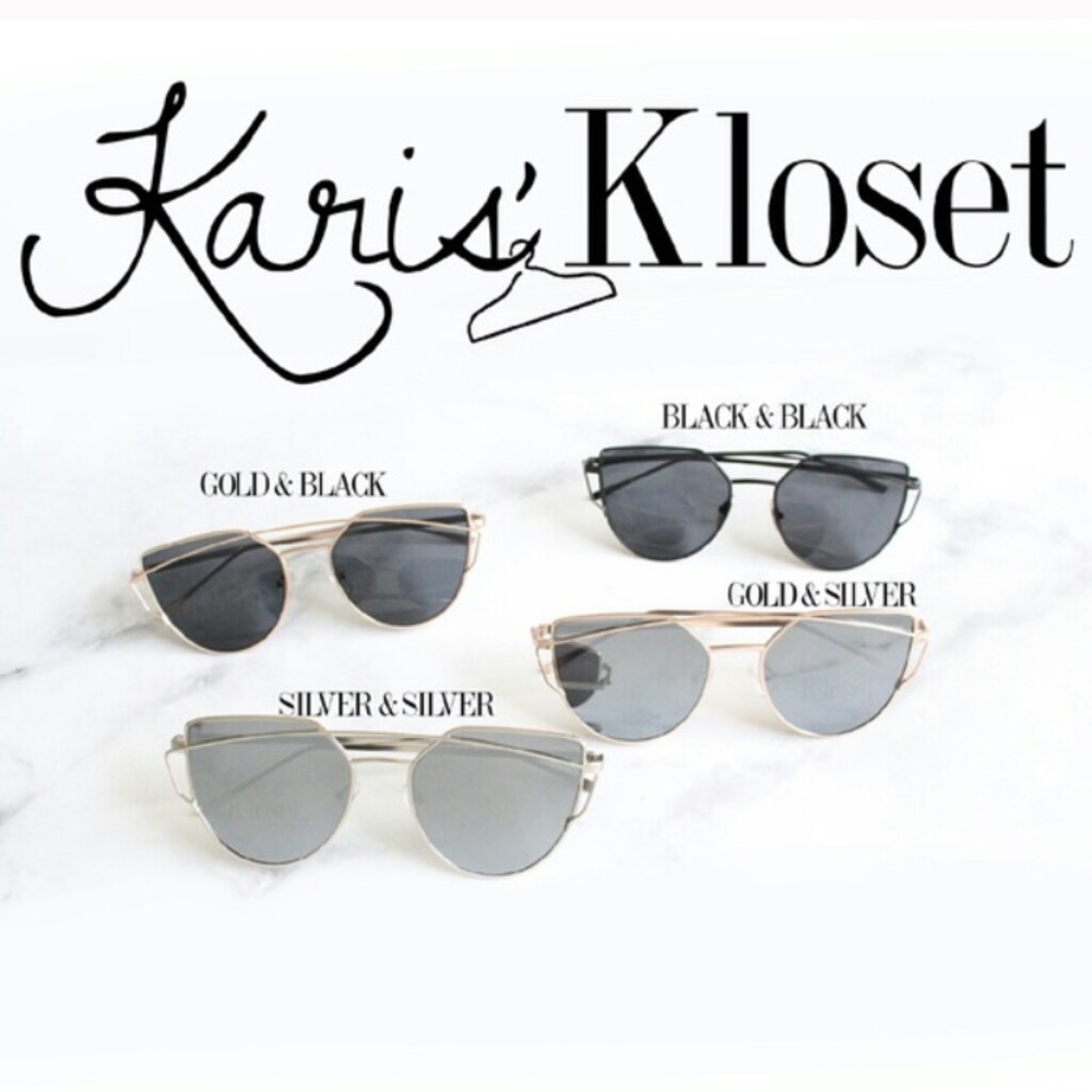 Accessories | Black on black cat eye sunnies - Picture 3 of 4