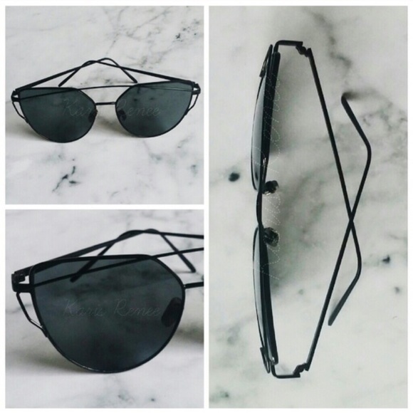 Accessories | Black on black cat eye sunnies - Picture 2 of 4