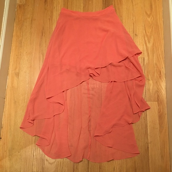 Forever 21 Dresses & Skirts - DONATING SOON✨F21 pink high low skirt