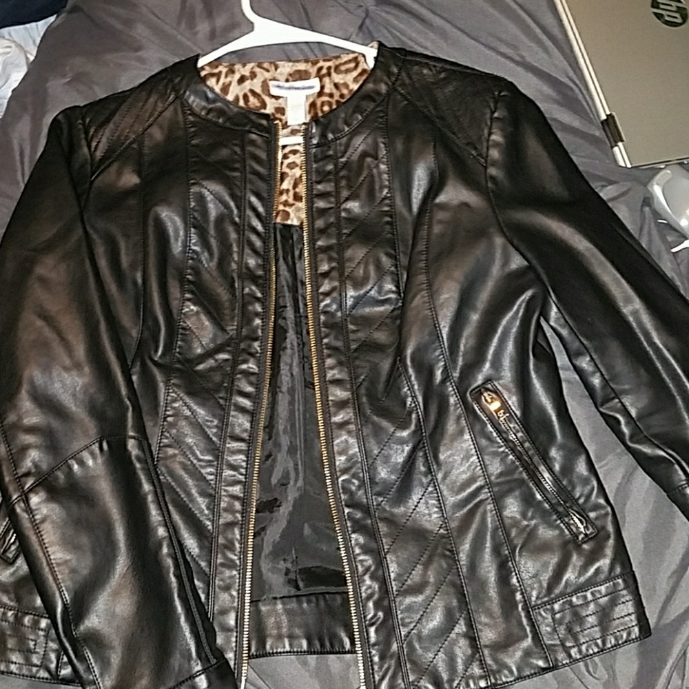 Beautiful faux leather black Jacket