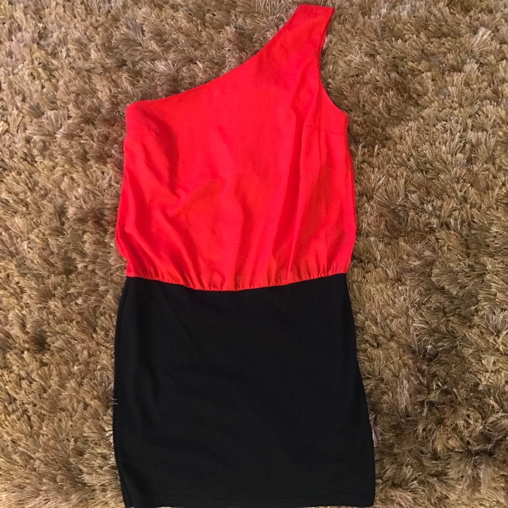 Orange Mini Dress