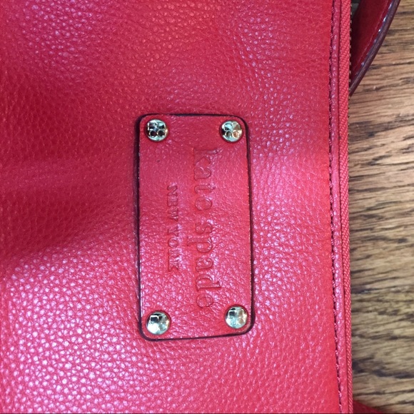 Red Kate Spade bag - Picture 3 of 4