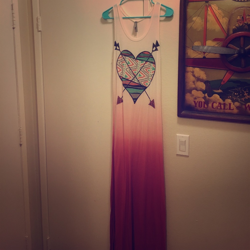 Floor length ❤ dress MAKE ME A OFFER!!!!!